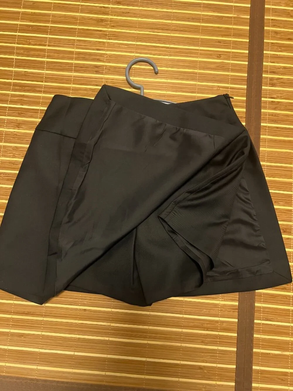 Prada women's black shorts-style skirt